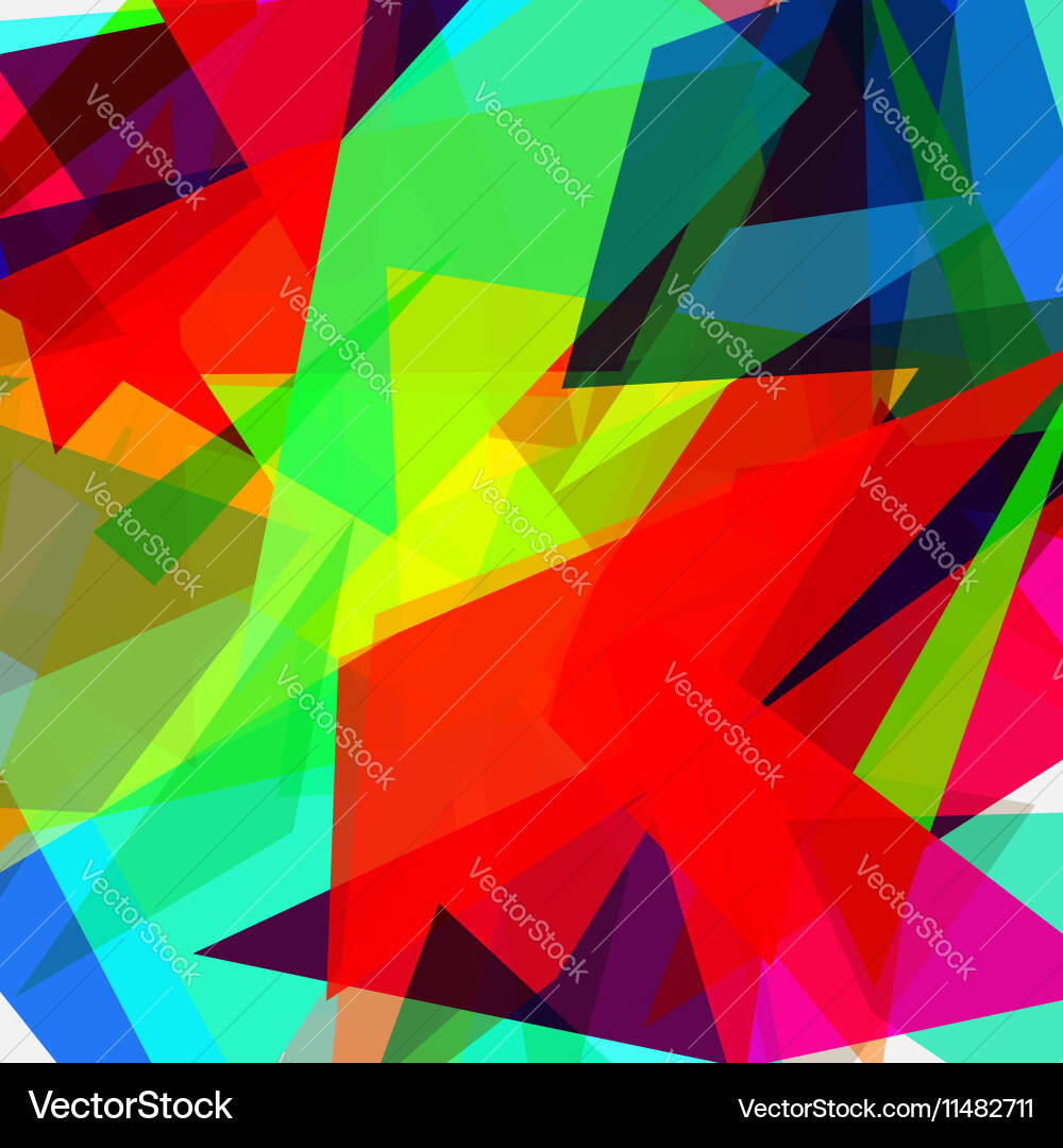 Geometric abstract colorful Royalty Free Vector Image