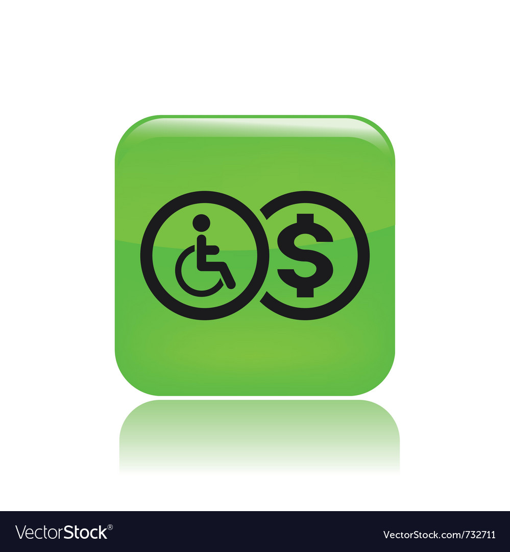 Handicap icon Royalty Free Vector Image - VectorStock