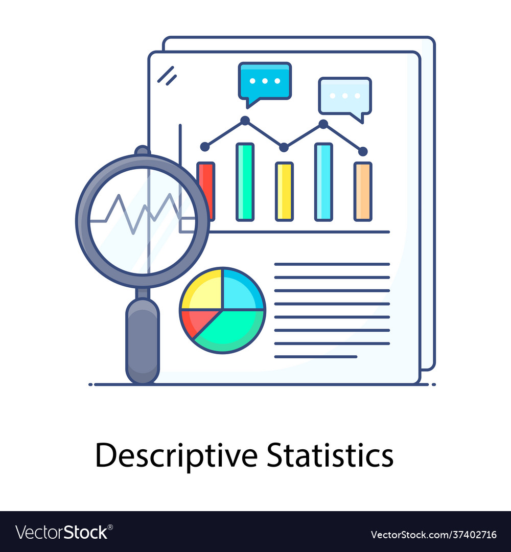 descriptive-statistics-royalty-free-vector-image