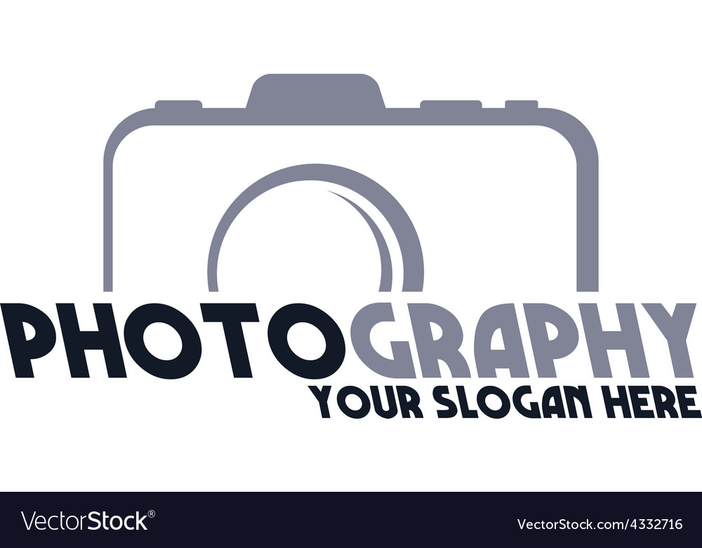 Photography Theme Template Royalty Free Vector Image