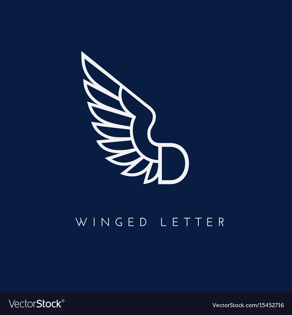 Winged letter