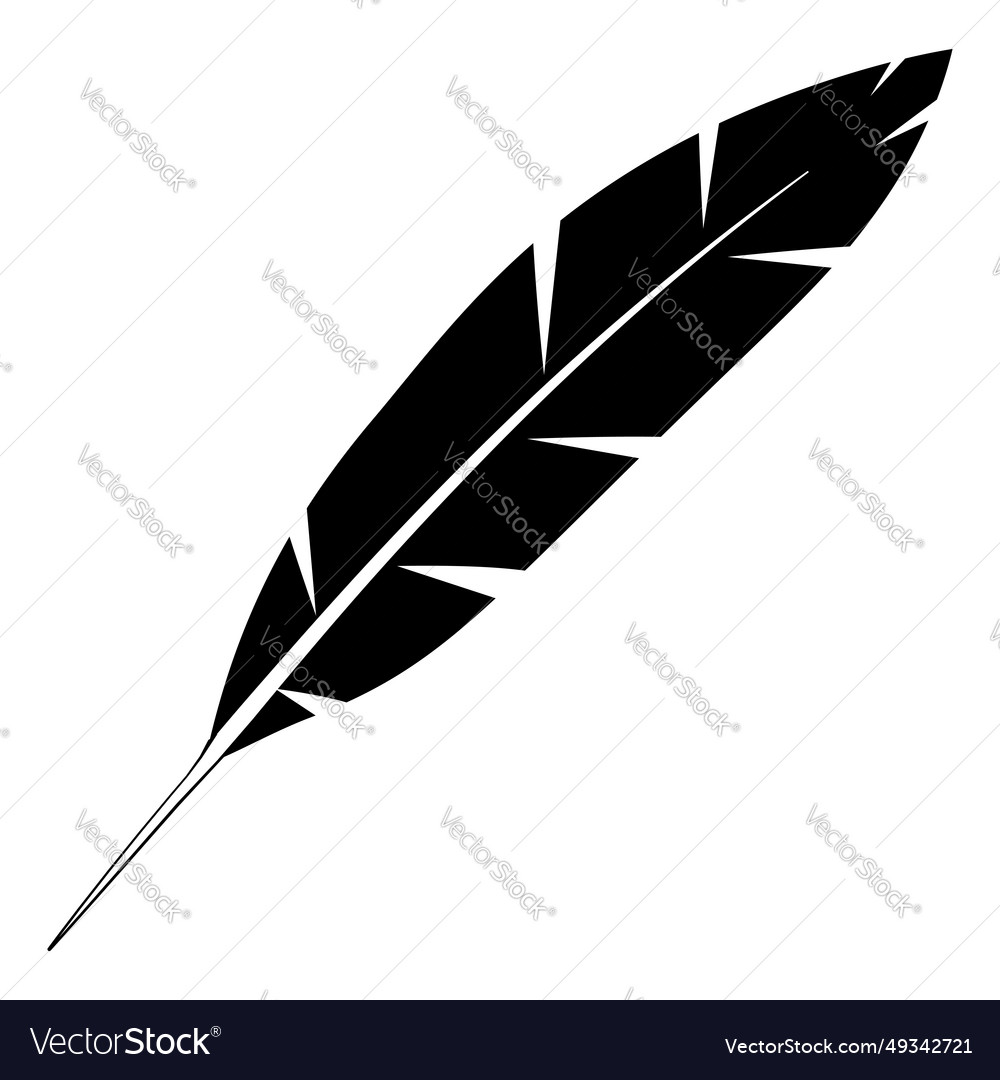 Happy thanksgiving turkey bird feather silhouette Vector Image