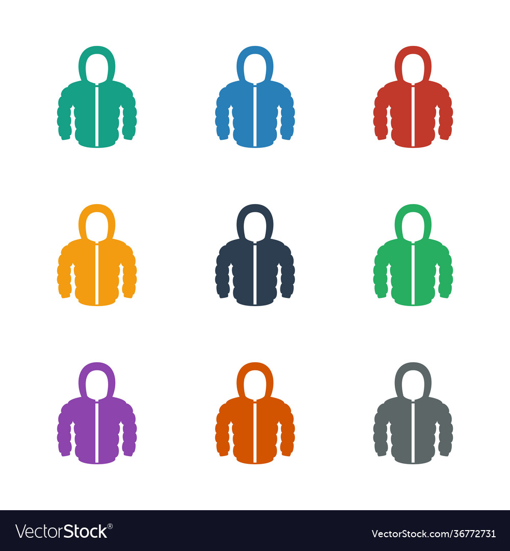 Hoodie icon white background Royalty Free Vector Image