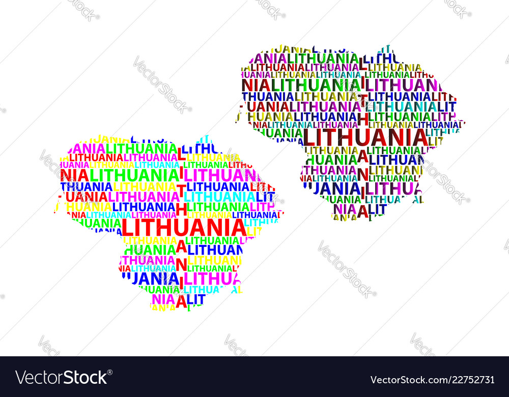 Landkarte von Lithuania