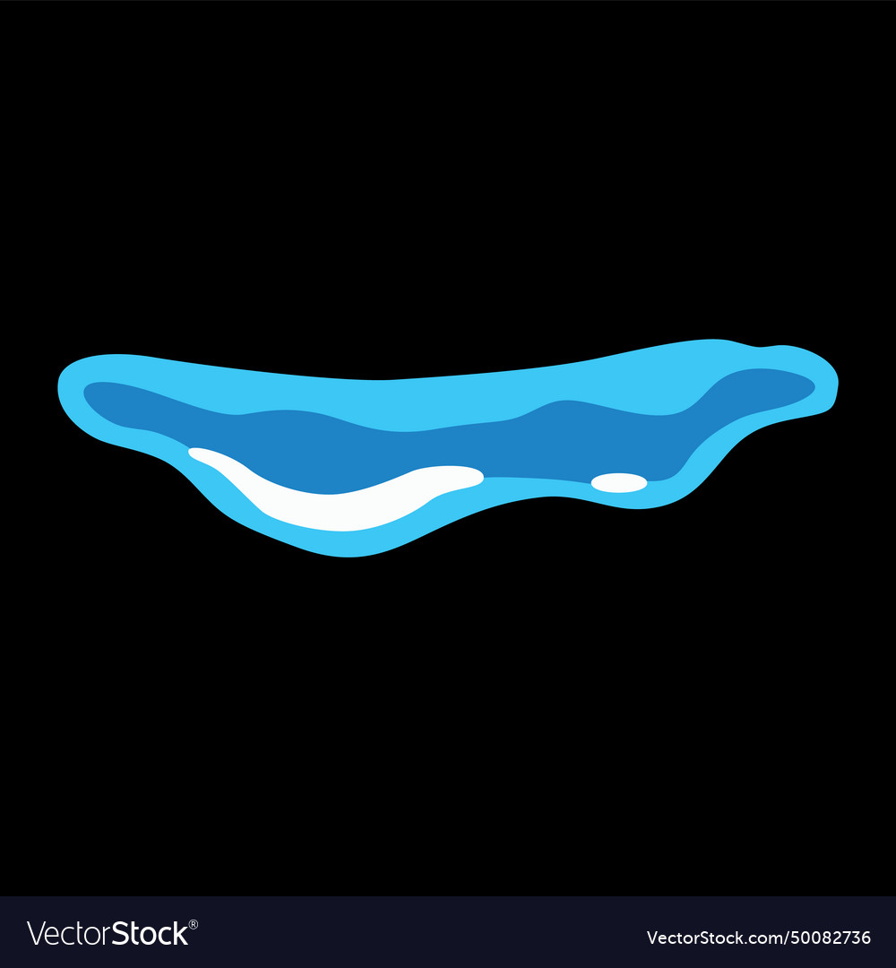 A sprite sheet a water trap a splash for a game Vector Image