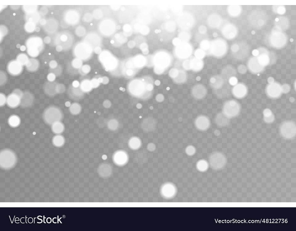 Dust light bokeh light effect Royalty Free Vector Image