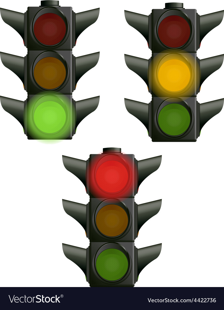 Set of traffic lights