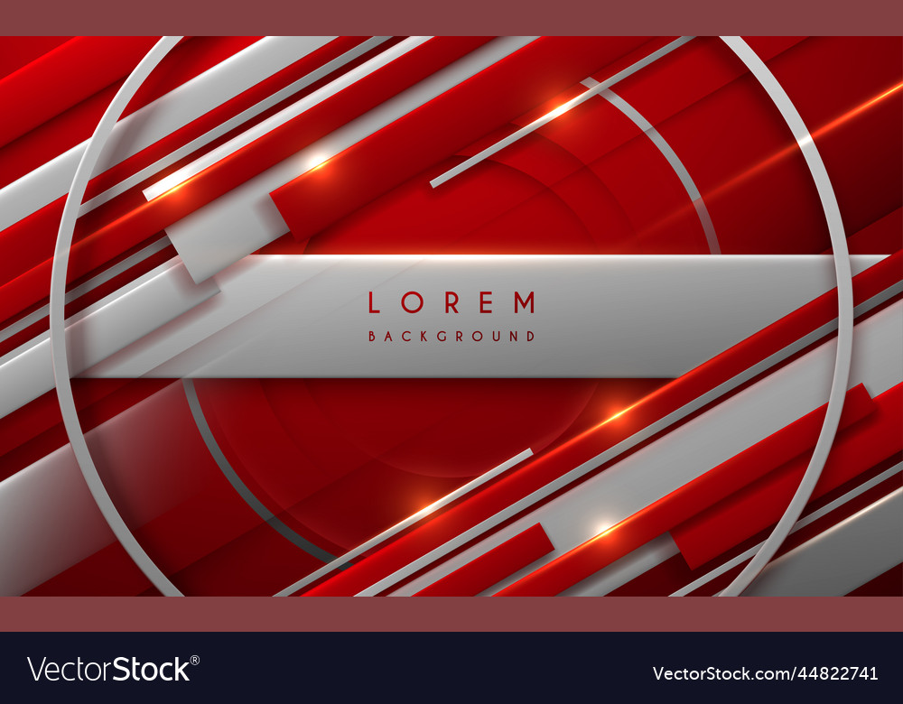 Abstract red and white lines background Royalty Free Vector