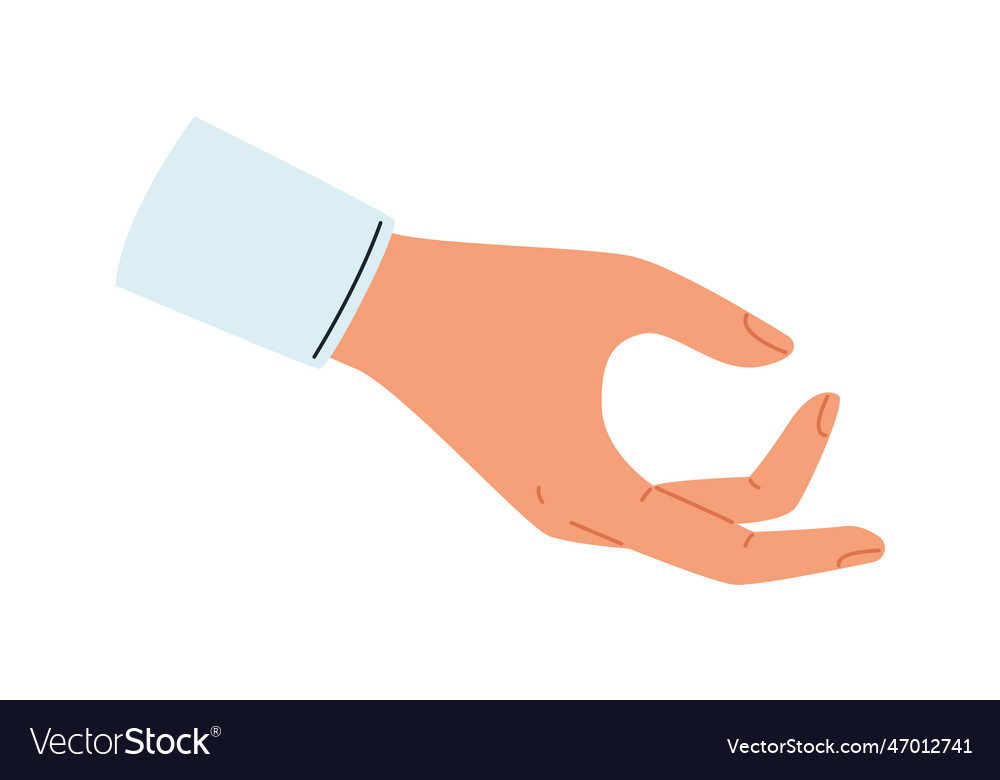 Human hand Royalty Free Vector Image - VectorStock