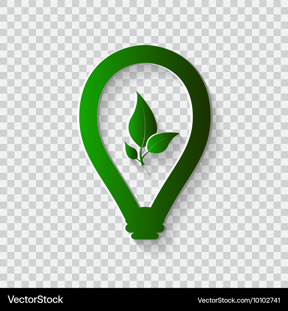 Light bulb eco concept Royalty Free Vector Image