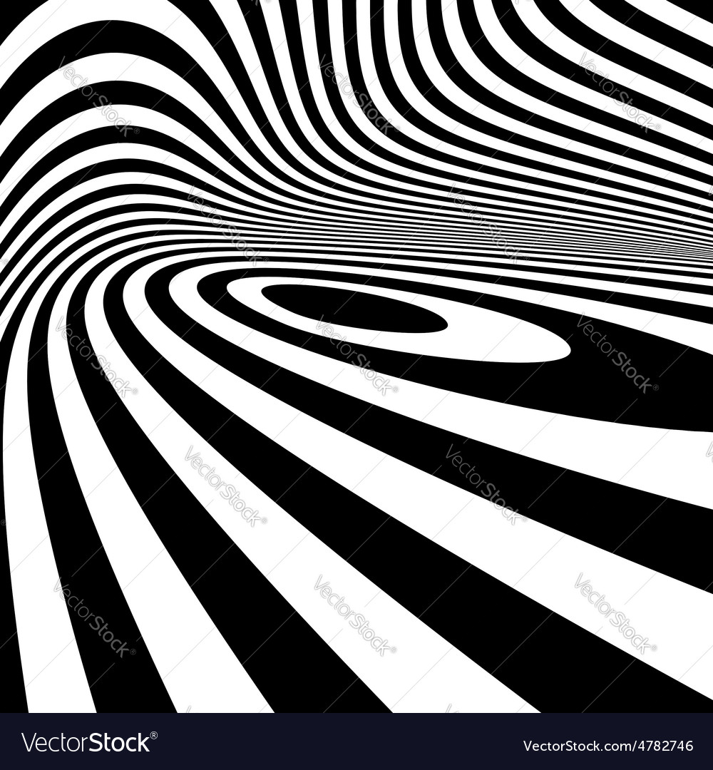 Black and white abstract striped background