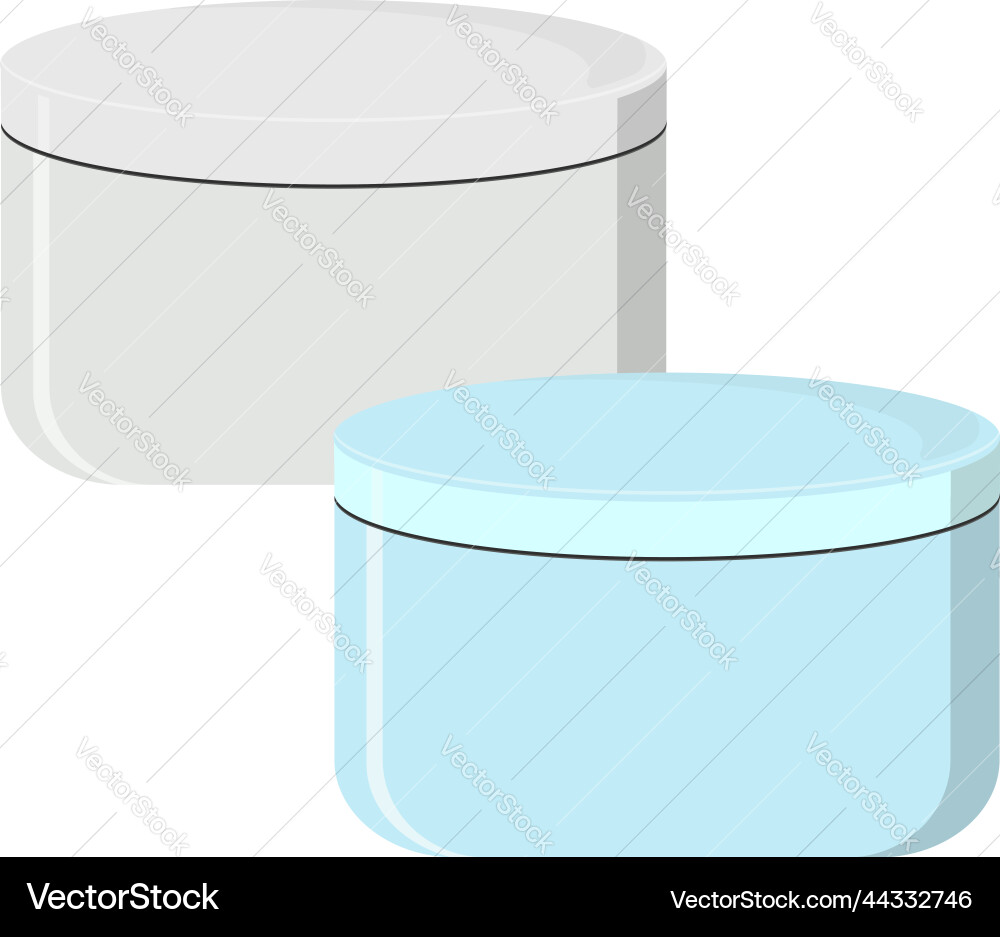 Cold container on a white background Royalty Free Vector