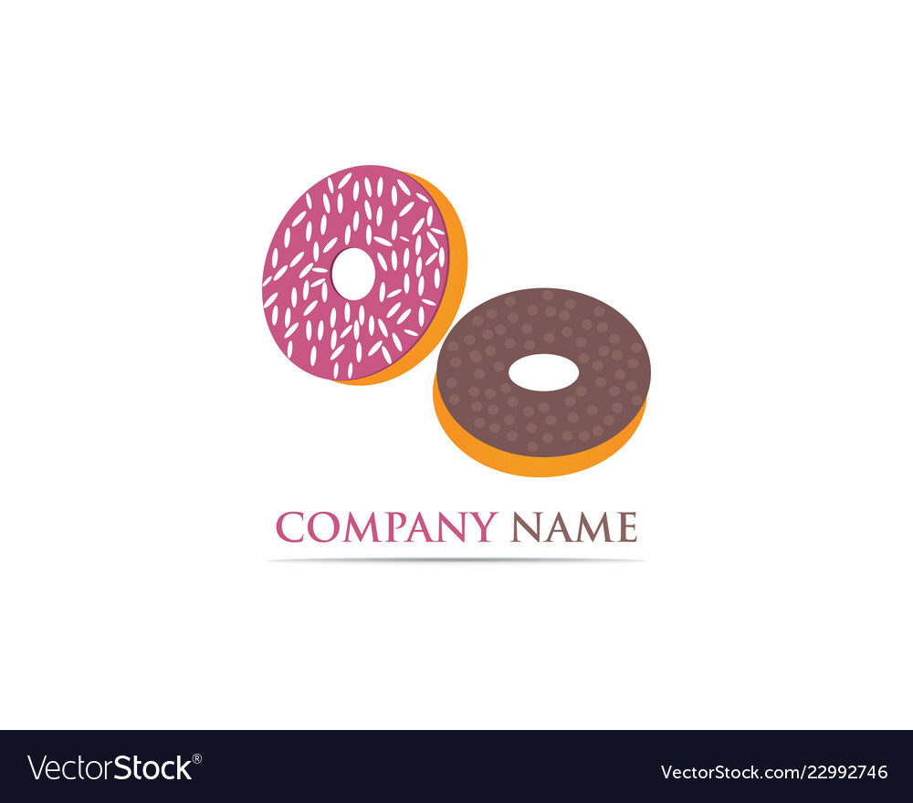 Donuts Logo Vorlage