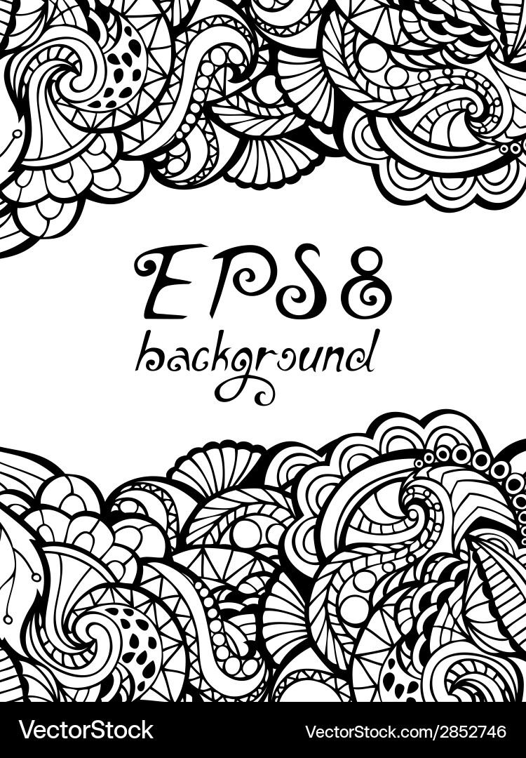 Doodles background Royalty Free Vector Image - VectorStock
