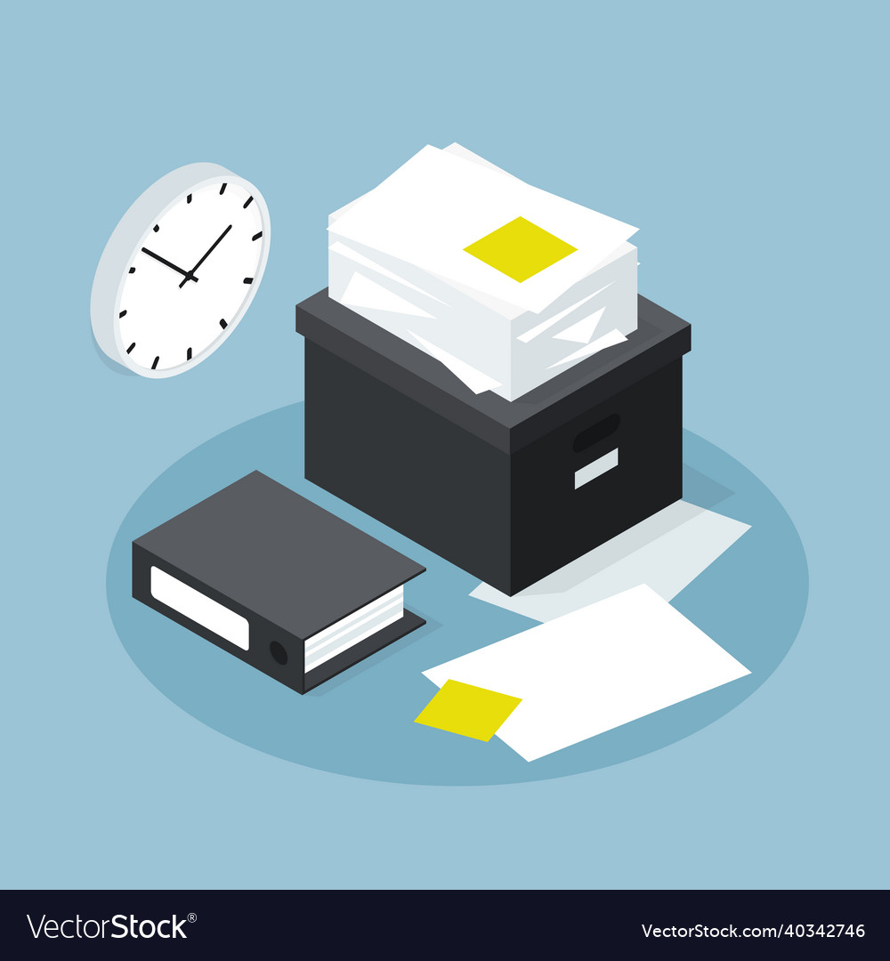 Isometric paper database storage