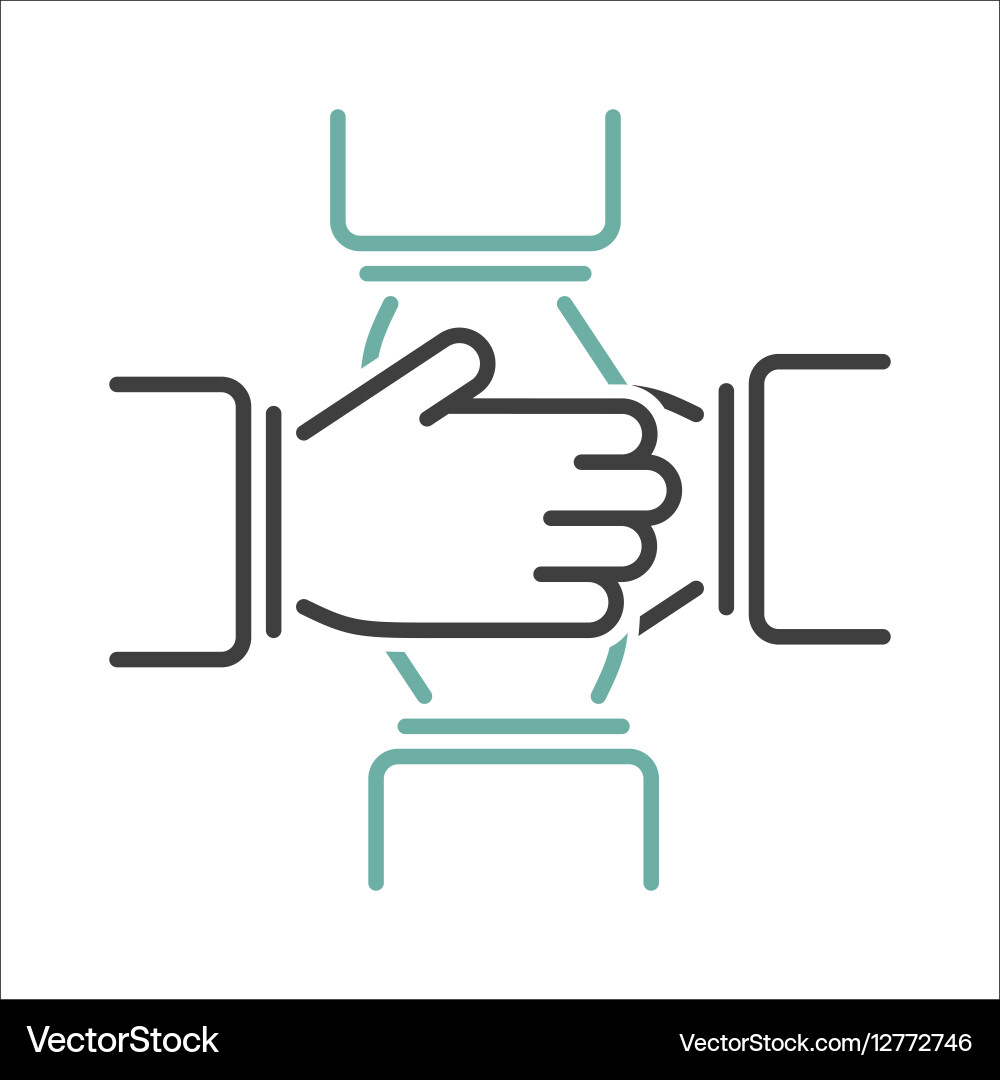 Shaking hands Royalty Free Vector Image - VectorStock