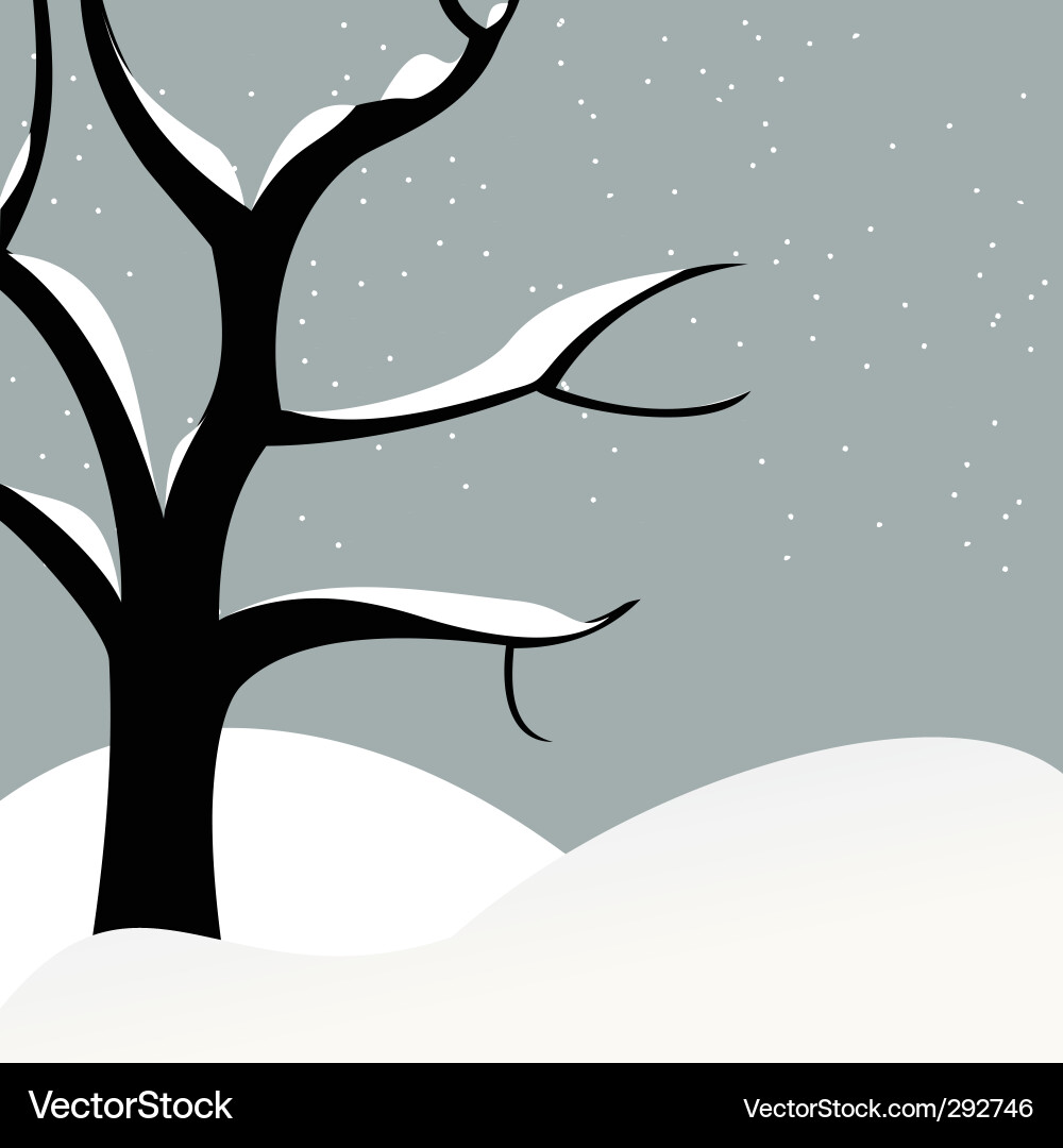 Snowfall Royalty Free Vector Image - VectorStock
