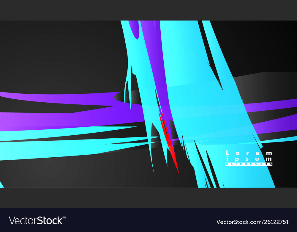 Colorful geometric backgrounds simple form Vector Image