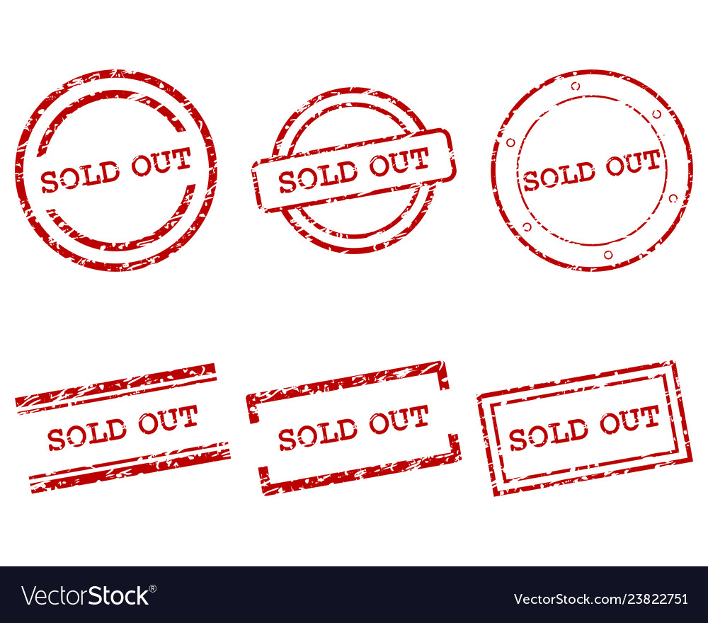 Sold out stamps