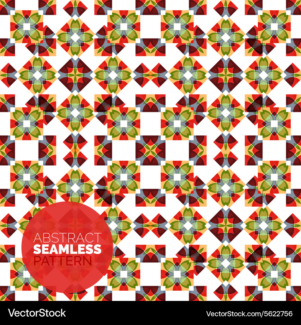 Colorful seamless geometric pattern modern Vector Image