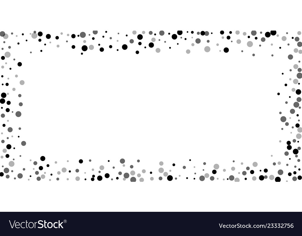 Scattered Random Black Dots Dark Points Dispersio Vector Image