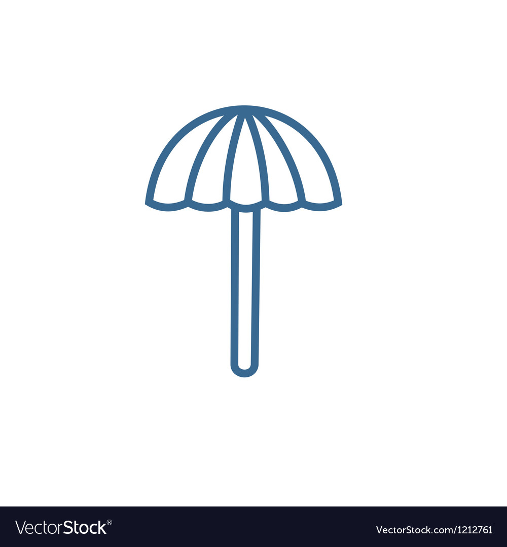 Parasol Royalty Free Vector Image - VectorStock