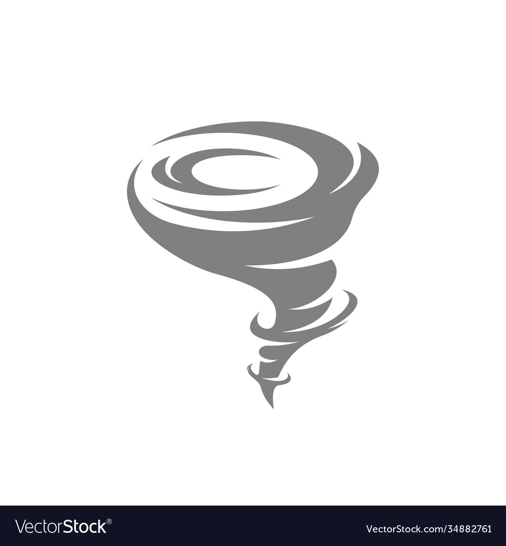 Tornado logo template creative logo Royalty Free Vector