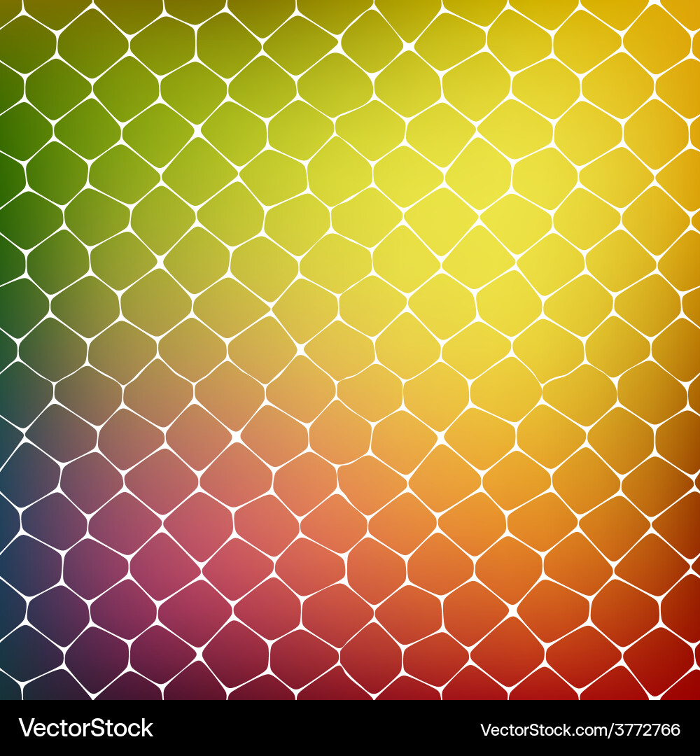 Abstract background colored cells Royalty Free Vector Image