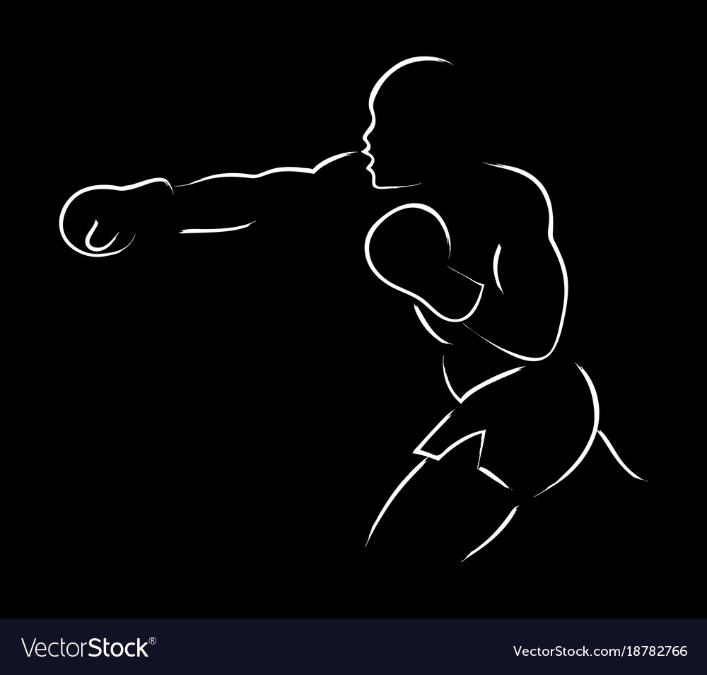 Boxing Royalty Free Vector Image Vectorstock 7519