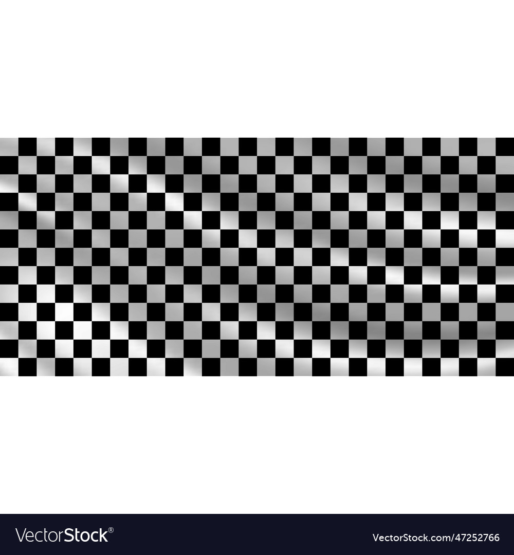 Checkered Flag Textile Royalty Free Vector Image