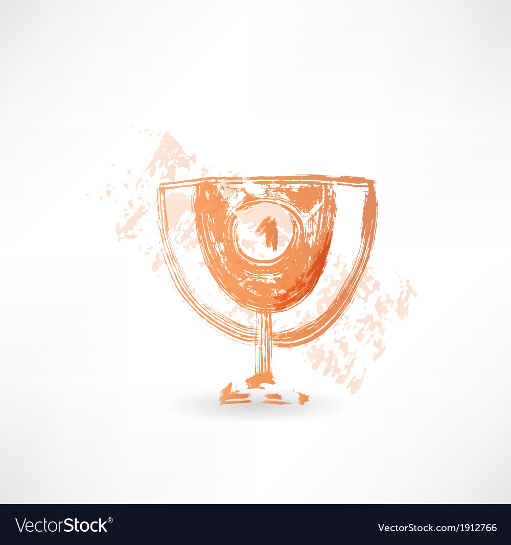 Goblet grunge icon