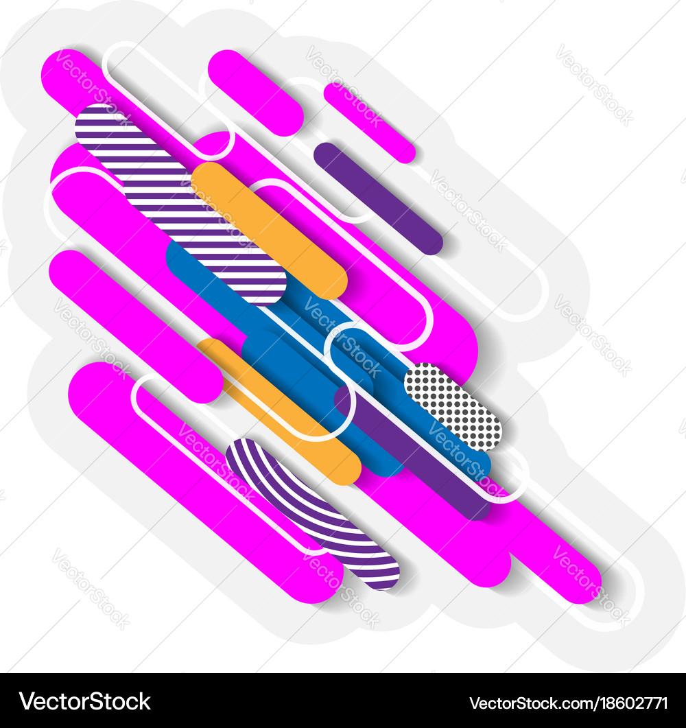 Abstract Rounded Banner Royalty Free Vector Image