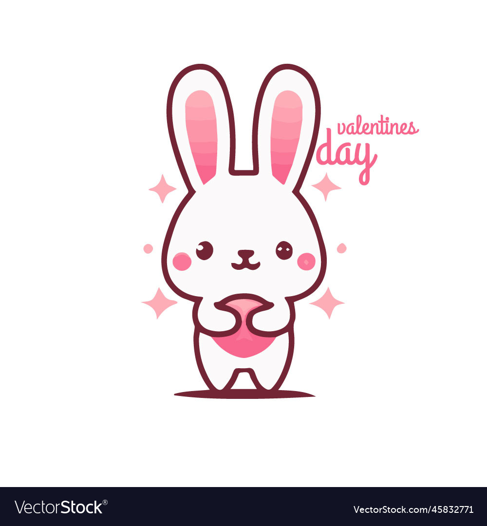 Rabbit-b Royalty Free Vector Image - VectorStock