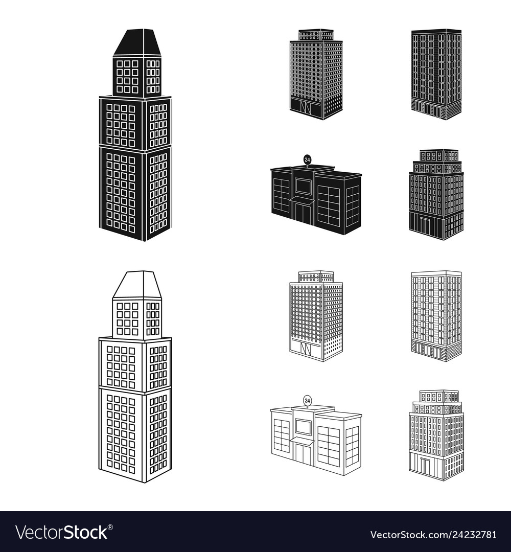 Design of construction and building sign Vector Image