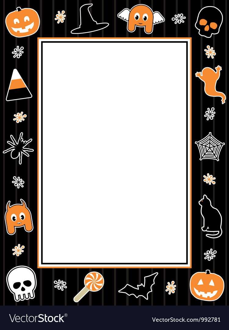 Halloween Frame Royalty Free Vector Image - Vectorstock