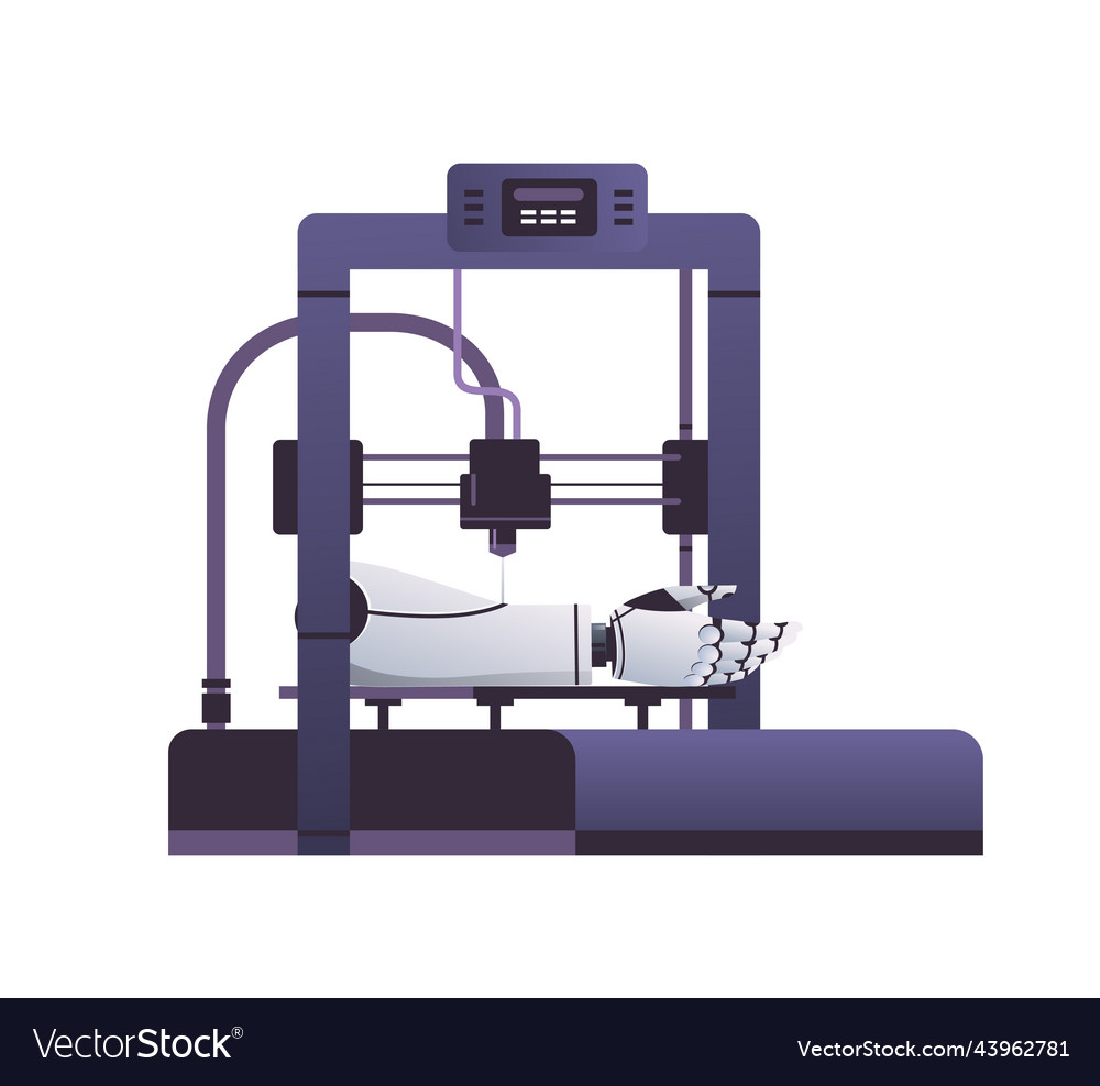 Roboterhandmodelldrucke auf 3d-Drucker medizinische