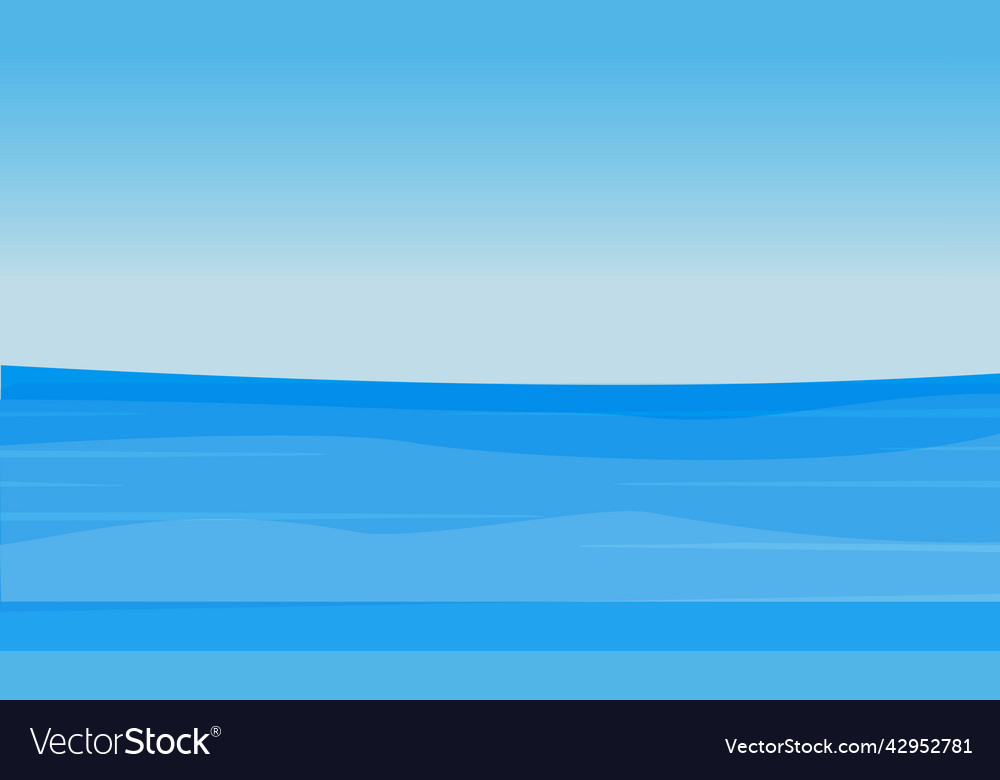Sea ocean view design background Royalty Free Vector Image