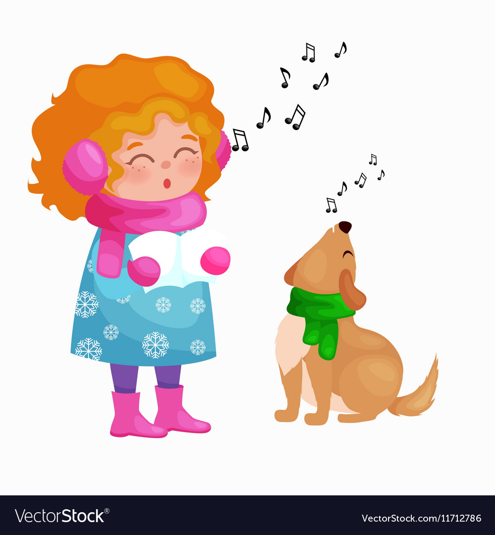 Dog singing christmas sales carols