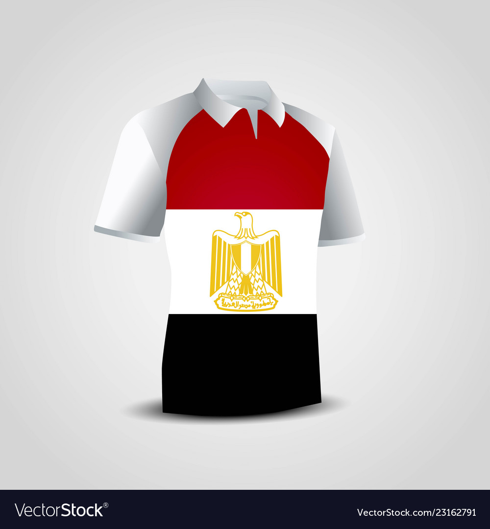 T-shirt Design, Cairo and Egypt Writing Plus the Egyptian Flag