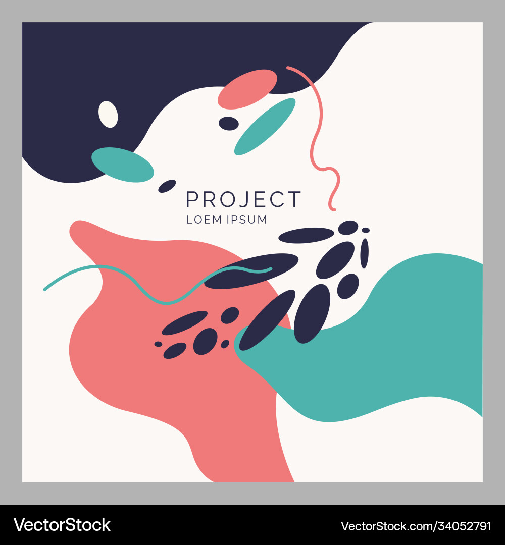 Modern backgrounds with abstract elements Vector Image