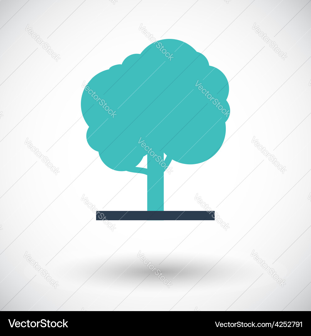 Tree icon Royalty Free Vector Image - VectorStock