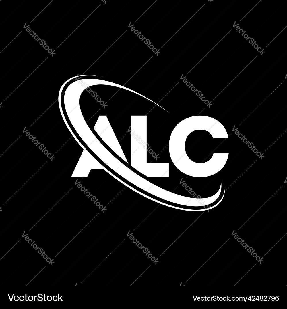 Alc logo letter letter logo design Royalty Free Vector Image