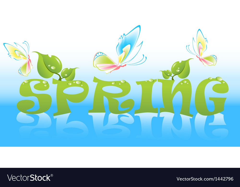 Spring Royalty Free Vector Image - VectorStock