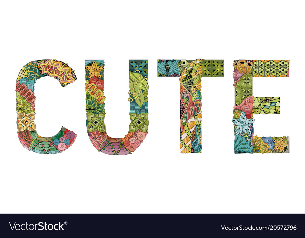 5 letter word with cute