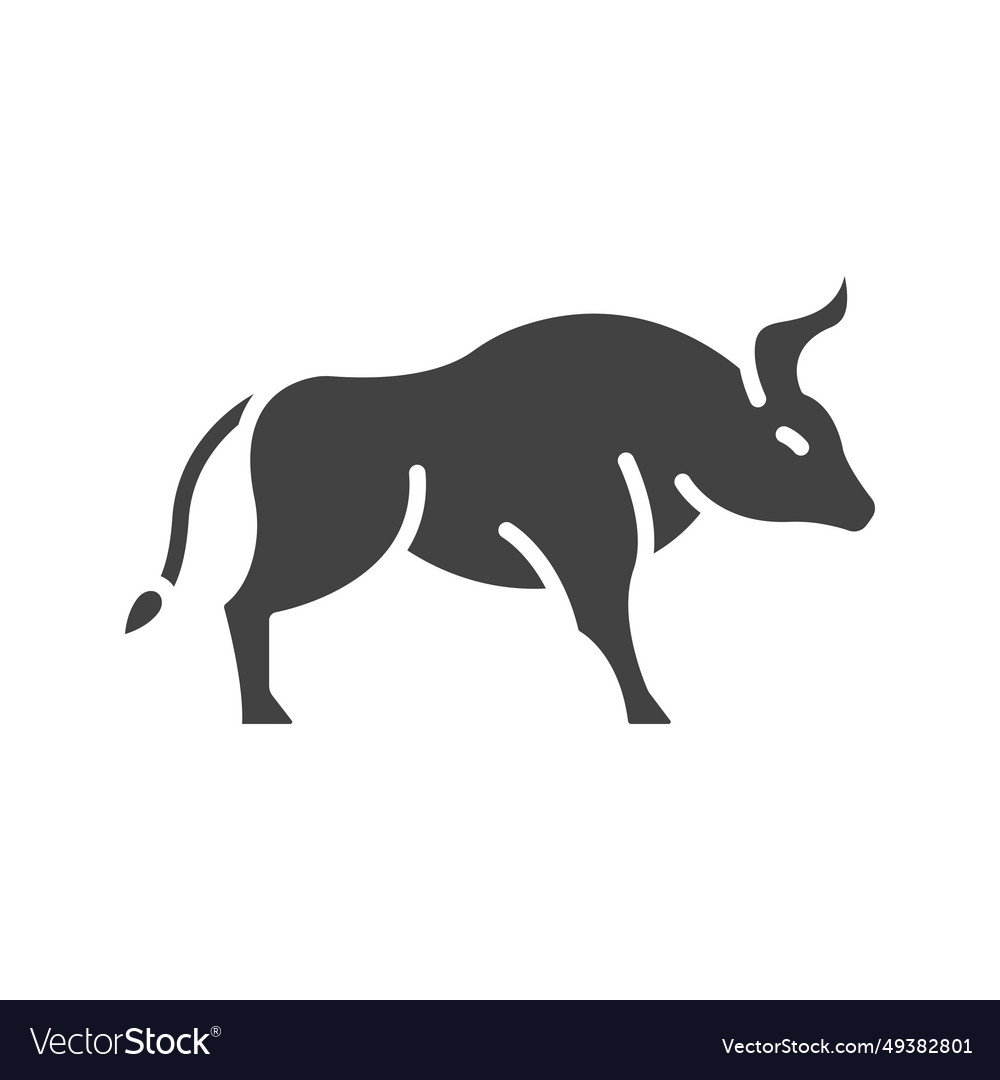 Buffalo icon image Royalty Free Vector Image - VectorStock