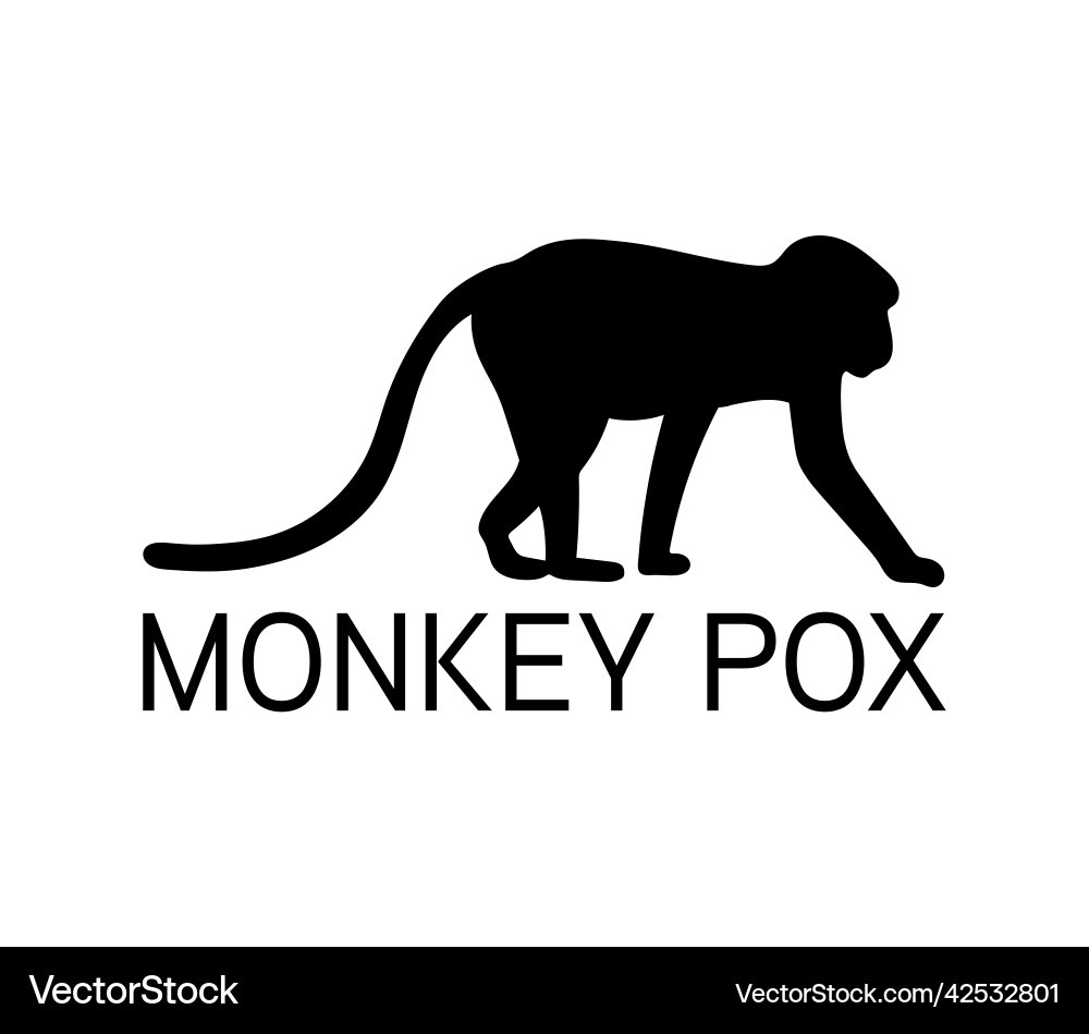 Monkeypox concept monkey pox viral disease Vector Image
