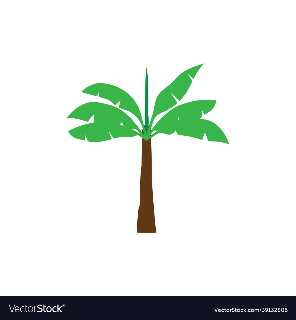 Banana Baum Icon Design Vorlage