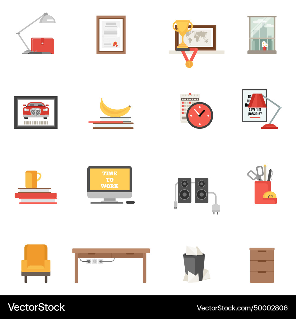Room single icons Royalty Free Vector Image - VectorStock