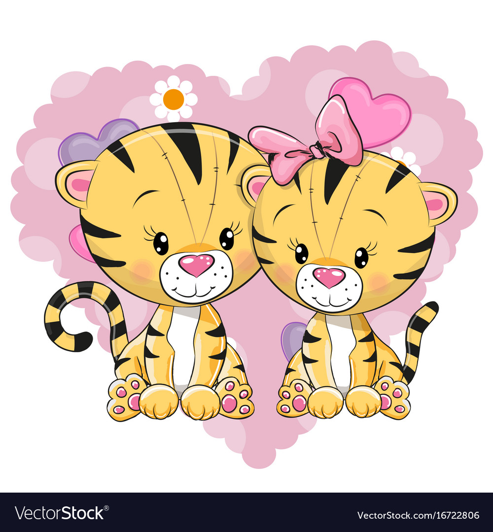 Two cute tigers