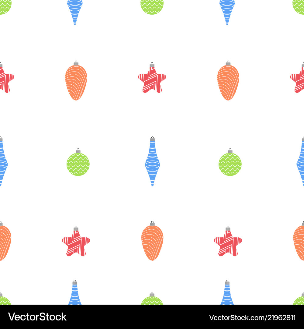 Christmas seamless pattern Royalty Free Vector Image